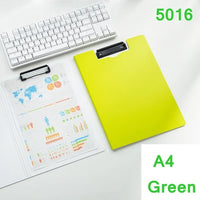 Deli 5011 5016 A4 File folder Writing Pads Clipboard PP Foam Board 325x245x11mm A4 File Forlder Clop Board