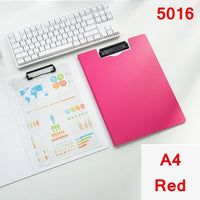 Deli 5011 5016 A4 File folder Writing Pads Clipboard PP Foam Board 325x245x11mm A4 File Forlder Clop Board
