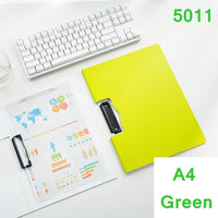 Deli 5011 5016 A4 File folder Writing Pads Clipboard PP Foam Board 325x245x11mm A4 File Forlder Clop Board