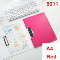 Deli 5011 5016 A4 File folder Writing Pads Clipboard PP Foam Board 325x245x11mm A4 File Forlder Clop Board