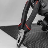 Deli 6'' Combination Electricians Pliers Set Wire Cutter Diagonal Long Nose Pliers Multifunction Repair Tool Kit Home Hand Tools