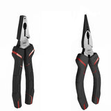Deli 6'' Combination Electricians Pliers Set Wire Cutter Diagonal Long Nose Pliers Multifunction Repair Tool Kit Home Hand Tools