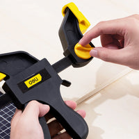 Deli 6 Inches Quick F Clamp Bar Clamp Heavy Duty Wood Working Work Bar Clip Kit Woodworking Trigger Type Clamp 150mm