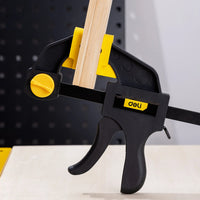 Deli 6 Inches Quick F Clamp Bar Clamp Heavy Duty Wood Working Work Bar Clip Kit Woodworking Trigger Type Clamp 150mm