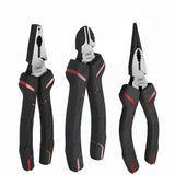 Deli 6'' Needle Nose Pliers Hardware Tools Universal Wire Cutters Electrician Multifunction Universal Diagonal Pliers Hand Tools