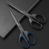 Deli Black Blade Scissors All Purpose Sharp Stainless Steel Non Stick –  AOOKMIYA