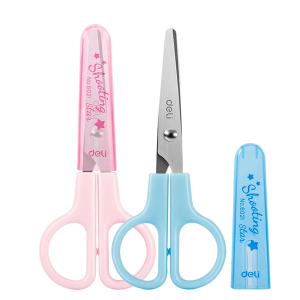 Deli 6021 Student Scissors For Kids And Children's Art Safety Scissors –  AOOKMIYA