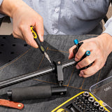 Deli 65 Piece Portable Precision Magnetic Ratchet Screwdriver Bit Kit, Phone, household Maintenance Hand Tool Set