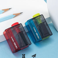Deli 68660 Four-gear Adjustable Pencil Sharpener Children's Pencil Sharpener Small Pencil Sharpener Primary School Students