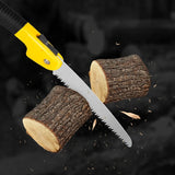 Deli 7'' 10'' Sharp Folding Saw Solid Wood Cutting Branches Pruning PVC Pipe Cutting Multifunctional Woodworking Hand Tools