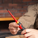 Deli 7/12 Pcs Magnetic Insulated Screwdriver Set SLOTTED/Phillips/Pozidriv Multifunctional Hand Tools Professional Screwdrivers