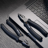 Deli 7 Inches Multifunction Pliers Combination Pliers Stripper Cutter Heavy Duty Wire Pliers Diagonal Pliers Hand Tools