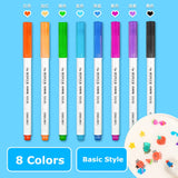 Deli 8/12Colors/Lot Creative Floating Markers Pen Set for Kids Drawing Wipeable Highlighter Rotuladores for Student Art Supplies