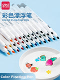 Deli 8/12Colors/Lot Creative Floating Markers Pen Set for Kids Drawing Wipeable Highlighter Rotuladores for Student Art Supplies