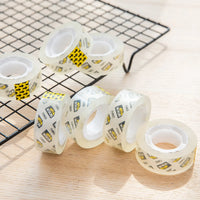 Deli 8 Rolls Transparent Stationery Tape Traceless 2 Spec Packing Tape Strong Adhesive Tape For School Office Packing Supplies
