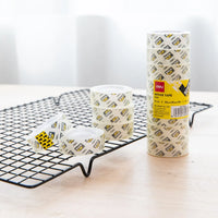 Deli 8 Rolls Transparent Stationery Tape Traceless 2 Spec Packing Tape Strong Adhesive Tape For School Office Packing Supplies