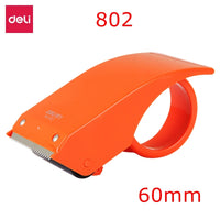 Deli 801/802 Metal Hand Tape Cutter Tape Dispenser For max. 60mm and 48mm Tape Blue Red Colors