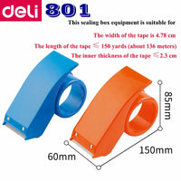 Deli 801/802 Metal Hand Tape Cutter Tape Dispenser For max. 60mm and 48mm Tape Blue Red Colors