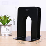 Deli Book Holder 2 Pcs Metal Classification Bookshelf Student Office Library Bookends Magazine Holders Sujeta Libros