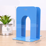 Deli Book Holder 2 Pcs Metal Classification Bookshelf Student Office Library Bookends Magazine Holders Sujeta Libros