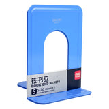 Deli Book Holder 2 Pcs Metal Classification Bookshelf Student Office Library Bookends Magazine Holders Sujeta Libros
