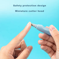 Deli Ceramic Pen Cutter Knife Safety Micro Retractable Blade Box Opener Paper Cutting Craft Pocket Utility Knifes Tool