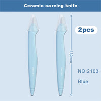 Deli Ceramic Pen Cutter Knife Safety Micro Retractable Blade Box Opener Paper Cutting Craft Pocket Utility Knifes Tool