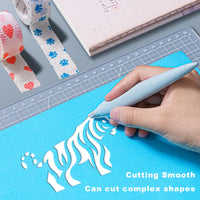 Deli Ceramic Pen Cutter Knife Safety Micro Retractable Blade Box Opener Paper Cutting Craft Pocket Utility Knifes Tool