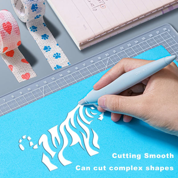 Deli 2038 Art Utility Knife Pen Knife Express Box Knife Paper Cutter C –  AOOKMIYA