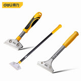 Deli Cleaning Tool Metal Scraper Spade Multifunction Floor Wall Windows Cleaning Knife Household Hand Tools Clean Scraper Blades