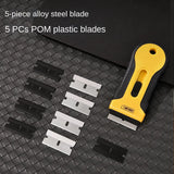 Deli Cleaning Tool Metal Scraper Spade Multifunction Floor Wall Windows Cleaning Knife Household Hand Tools Clean Scraper Blades