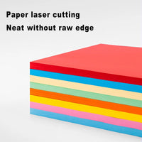 Deli Color Copy Paper A4 Color Computer Printing Paper 100 Sheets/Pack Student Hand-cut Paper-cut Office Supplies