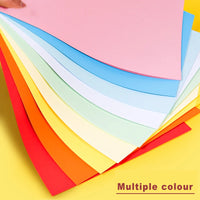 Deli Color Copy Paper A4 Color Computer Printing Paper 100 Sheets/Pack Student Hand-cut Paper-cut Office Supplies