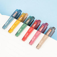 Deli Colored Gel Pen Set Ink 6 Color 0.5MM Press Retractable Hand Account Note Marker Ballpoint Pen School Writing Stationery