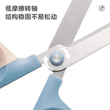 Deli Contrast Color Scissors, Sharp Stainless Steel Blade, Soft Comfort Grip Handle All Purpose for Household Office School