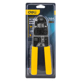 Deli Crimping Tool Ethernet Network LAN Cable Crimper Cutter Stripper Plier 4P/6P/8P for Modular Connector
