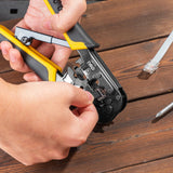 Deli Crimping Tool Ethernet Network LAN Cable Crimper Cutter Stripper Plier 4P/6P/8P for Modular Connector