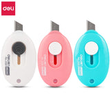 Deli Cute Plastic Art Knife Mini Knife 3PCS/Lot Cutter Kids Gift Office School Supplies Korean Stationery