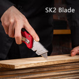 Deli нож Cutter Knife Multi-function Folding Stationery Art Knife канцелярия Box Opening With Screwdriver professionnel couteau