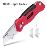 Deli нож Cutter Knife Multi-function Folding Stationery Art Knife канцелярия Box Opening With Screwdriver professionnel couteau