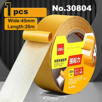 Deli Double Sided Tape Strong Fixation Translucent Mesh Waterproof Super Traceless High Viscosity Fixed Carpet Adhesive Tape