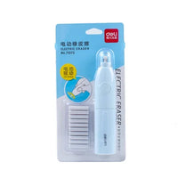 Deli Electric Eraser ластик ластики канцелярские Pencil Drawing Mechanical Cute Kneaded Erasers for Kids Office Student Supplies