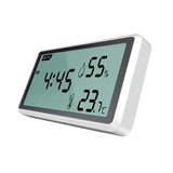Deli Electronic Thermometer Hygrometer Weather Station for Home Indoor High Precision with Table Clock Temperature Controller