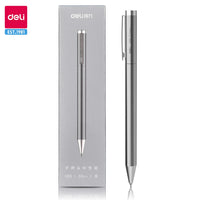 Deli Fine Sign Pen 0.5mm Black Gel Pen 1 piece Bullet Tip Smooth Writing School Office Stationery Supplies