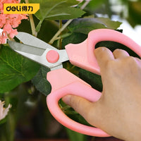 Deli Gardening Tools 1 Pcs 7'' Professional Pruning Shears Flower Scissor for Bonsai Tree Branches Multifunction Pruning Tools