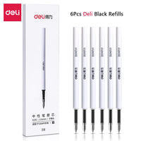 Deli Gel Pen Set 0.5mm Kawaii Pens for Writing Back To School Cute Ballpoint Office Accessories School Stationery Supplies Store