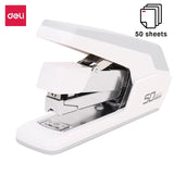 Deli Heavy Duty Stapler Effortless Paper Stapling Machine 50 Sheet School Office Supply Stationery Staples Power Saving Stapler