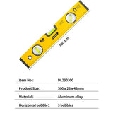 Deli High Precision Spirit Level Magnetic High Bearing Ruler Lever Bubbles Rustproof Horizontal Ruler Spirit Level Balance Ruler