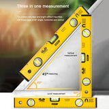 Deli High Precision Spirit Level Magnetic High Bearing Ruler Lever Bubbles Rustproof Horizontal Ruler Spirit Level Balance Ruler