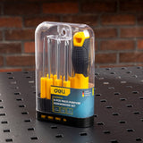 Deli High Quality 9 PCS Screwdriver Set Point-shape Y shape Handle Repair Hand Tool Household Maintenance Hand Tool Set